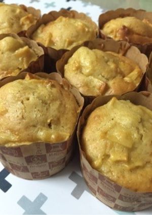 ＨＭで簡単♫林檎のカップケーキ-レシピのメイン写真