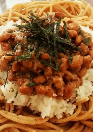 納豆パスタ-レシピのメイン写真