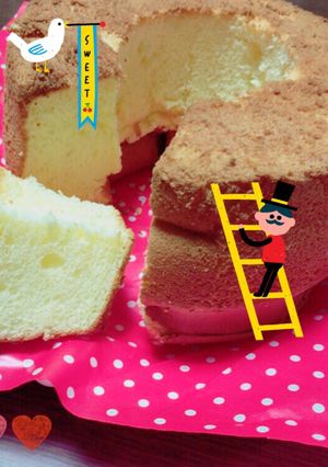 ♡プレーンシフォンケーキ♡-レシピのメイン写真