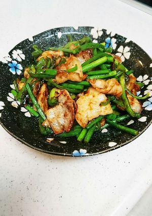 豚バラとニンニクの芽のスタミナ炒め-レシピのメイン写真