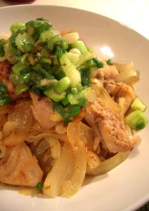 鶏と玉ねぎの塩ダレ炒め-レシピのメイン写真