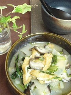 大根と春菊の炒め煮-レシピのメイン写真