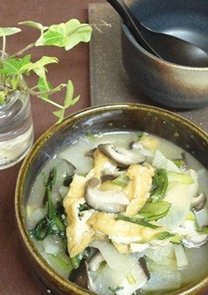 大根と春菊の炒め煮-レシピのメイン写真