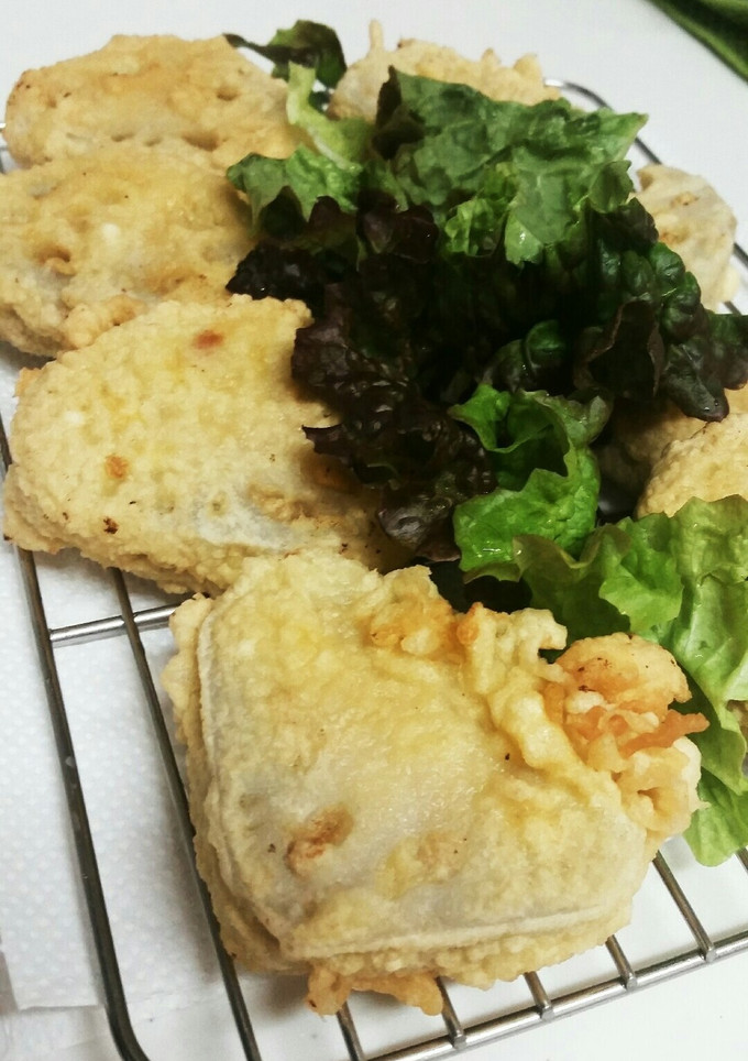 〇ツナの蓮根はさみ揚げ〇-レシピのメイン写真