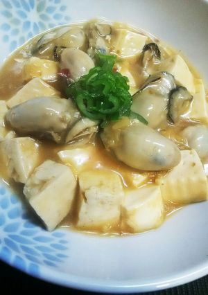 簡単！ピリピリぷりぷり麻婆牡蠣豆腐♪-レシピのメイン写真