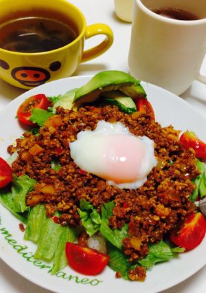 大満足！タコライス風ご飯-レシピのメイン写真