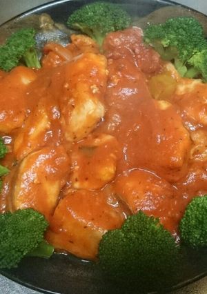 クラシコトマト＆バジルで‼鶏肉トマト煮-レシピのメイン写真