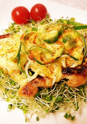 オーブンにぶち込むだけ♪豚肉のピザ風-レシピのメイン写真