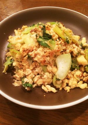 青梗菜の卵炒め-レシピのメイン写真