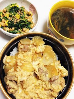 簡単!フライパンで親子丼♪-レシピのメイン写真