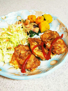 鶏むね肉の粉チーズ&青のり入りピカタ♡-レシピのメイン写真