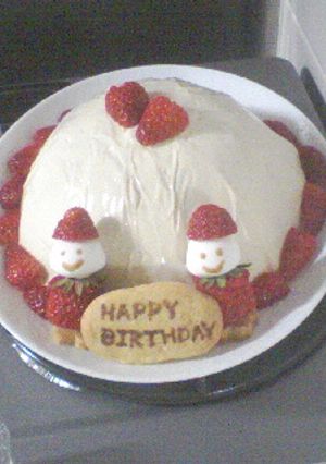 1歳のお誕生日ケーキ♪-レシピのメイン写真