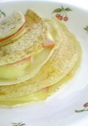 パンが無かった時の簡単朝食！ブリトー♪-レシピのメイン写真