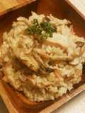 フライパン→炊飯器☆きのこたっぷりピラフ