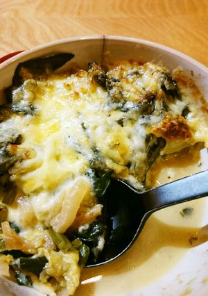 ほうれん草と白菜のチーズ焼き-レシピのメイン写真