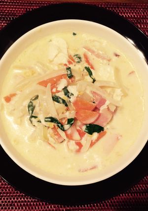 牛乳スープのたっぷり野菜うどん-レシピのメイン写真