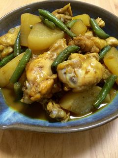手羽元と大根の和風カレー煮込み♡-レシピのメイン写真