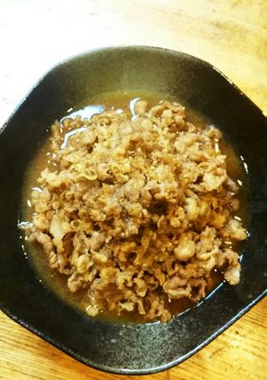 牛バラ薄切りの牛しぐれ煮-レシピのメイン写真