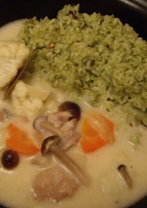 クリーミー！バジルご飯-レシピのメイン写真