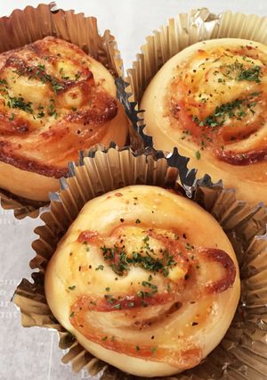 やわらか！卵とハムのプチ惣菜パン-レシピのメイン写真