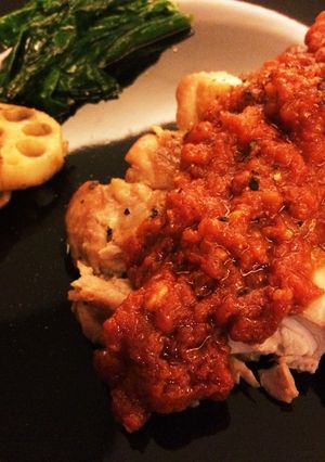 チキンのアラビアータソース-レシピのメイン写真