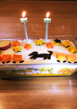 基本材料4つだけ！簡単犬用ヘルシーケーキ-レシピのメイン写真