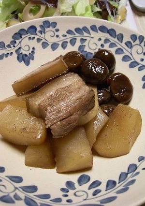 豚肉と甘栗のピリから煮-レシピのメイン写真