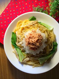 ツナのおろし和風パスタ-レシピのメイン写真