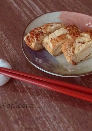 お豆腐入りのふわふわたまごやき-レシピのメイン写真