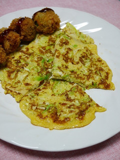 簡単!たっぷりキャベツの卵焼き-レシピのメイン写真
