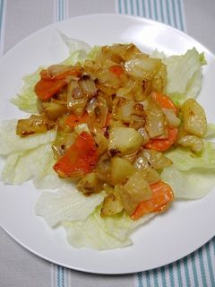 簡単!野菜の味噌マヨ炒め-レシピのメイン写真