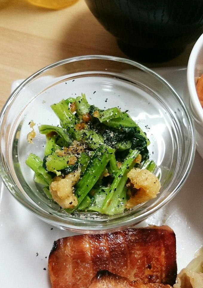 簡単☆小松菜と油揚げのごま和え-レシピのメイン写真