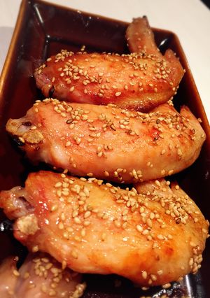 オーブンで♪手羽先の甘辛焼き-レシピのメイン写真