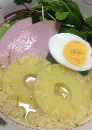 【サッポロ一番】パイナップル塩らーめん-レシピのメイン写真
