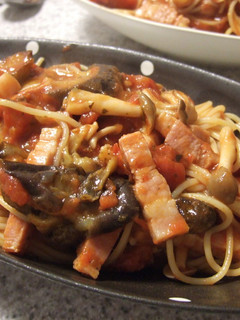なすとベーコンのトマトソーススパゲティ-レシピのメイン写真