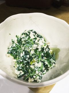 ほうれん草と豆腐の白和えもどき!-レシピのメイン写真