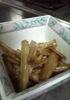 ウドのキンピラ-レシピのメイン写真