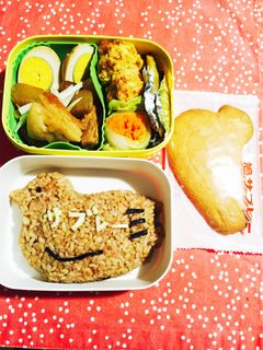 簡単!キャラ弁!お菓子の鳩サブレーお弁当-レシピのメイン写真