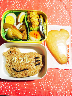 簡単!キャラ弁!お菓子の鳩サブレーお弁当-レシピのメイン写真