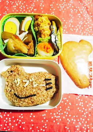 簡単！キャラ弁！お菓子の鳩サブレーお弁当-レシピのメイン写真