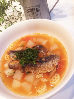 ☆イワシの缶詰とショートパスタのスープ☆-レシピのメイン写真