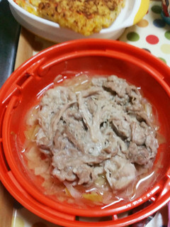 tacookで 上皿でごま油香る豚肉蒸し-レシピのメイン写真
