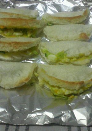 一手間加えて☆朝ご飯（餃子型パン）-レシピのメイン写真