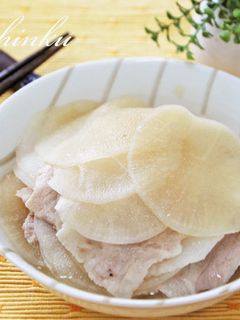 簡単!スライス大根と豚バラのミルフィーユ-レシピのメイン写真