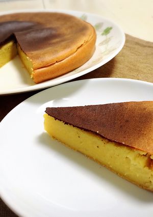 クリームチーズなしさつまいもチーズケーキ-レシピのメイン写真