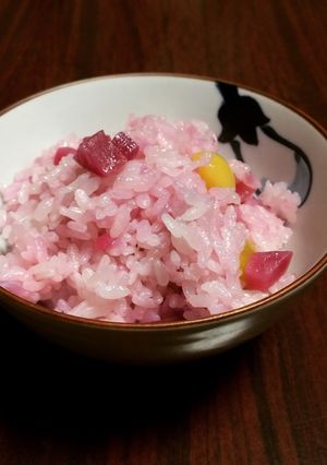 紅くるり大根の炊き込みご飯-レシピのメイン写真