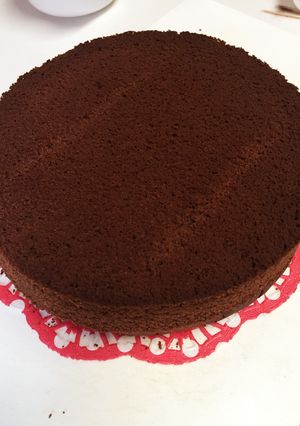 小麦、卵白不使用ココアスポンジケーキ-レシピのメイン写真