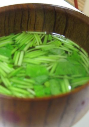 春の香りのお味噌汁-レシピのメイン写真