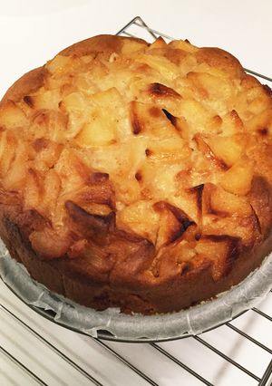 リンゴクリームケーキ-レシピのメイン写真