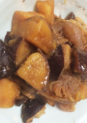 激馬さつまいもの甘辛煮-レシピのメイン写真